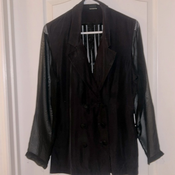 WOMANS LING DOUBLE BREASTED JACKET - Picture 3 of 7